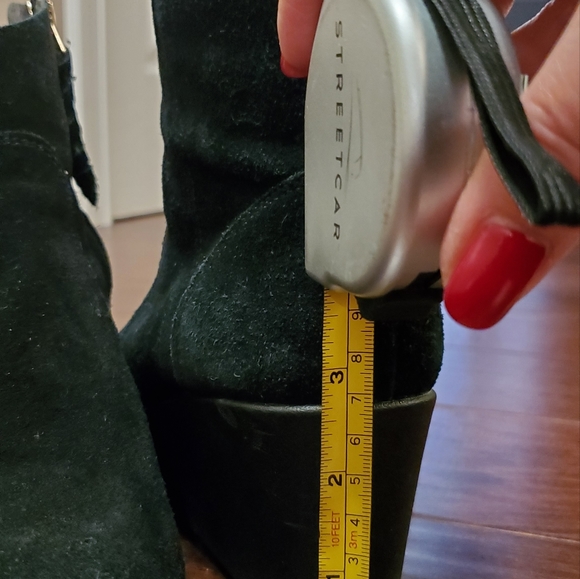 Suede Croc Ankle Boots - Picture 9 of 9